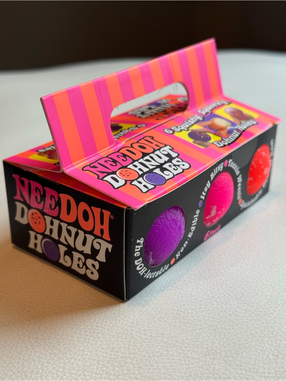 RARE NeeDoh Dohnut Holes 6 pack Authentic Squishy Squeeze New SHIPS TODAY!